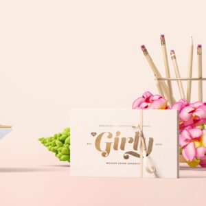 Three Girly Branding Mockups